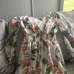 Floral Long Sleeve Dress